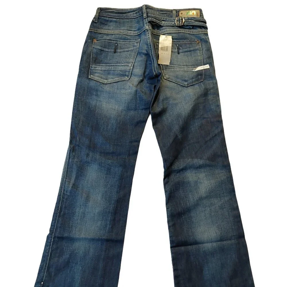 G-Star Raw Medin Loose Capital Denim Astor Blue Wash Jeans Sz 26 NWT